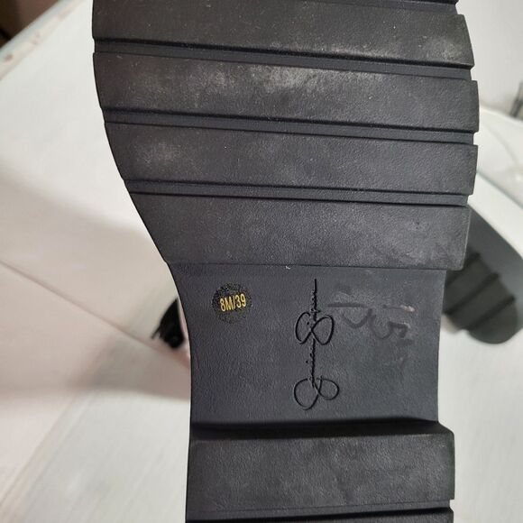 Jessica Simpson Women Imelda Platform Combat Boot White Sz 8 - Picture 6 of 6